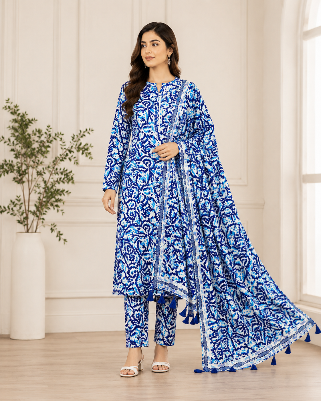 Trend Fashion Gallery Premium Batik Three Piece Collection – Serial No. 1994